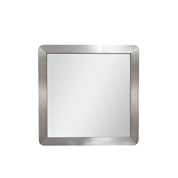 58DB-04803 Зеркало рама нерж.сталь/мат.никель 110*110*7,5см