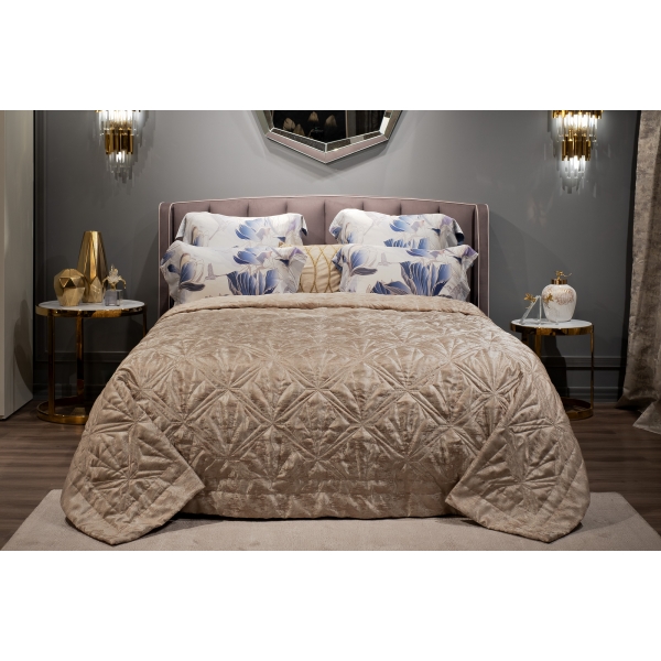 121GD-14612 Покрывало Houston Кристалло 260*260 со стежкой