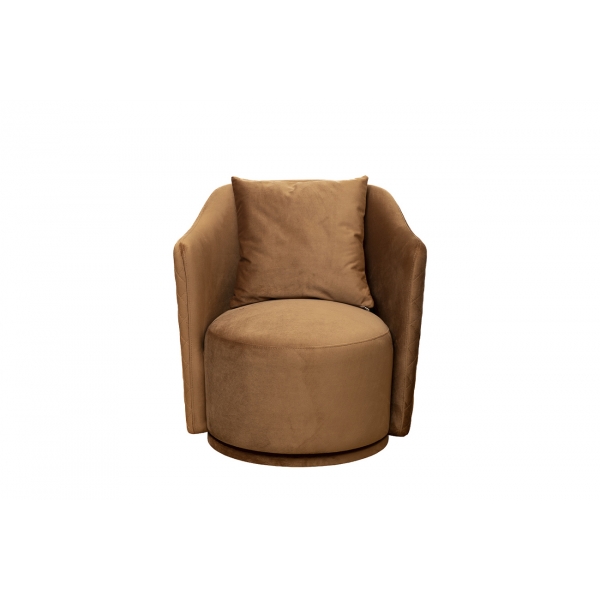 Кресло Verona Basic/VD вращающееся велюр коричн. Colt004-KOR 70*77*80см