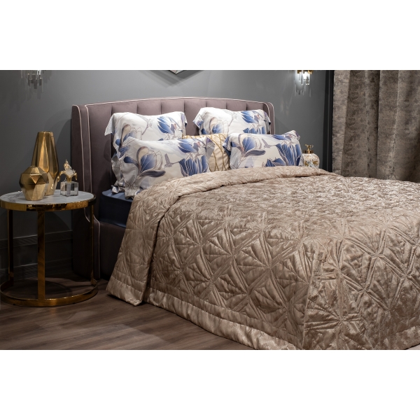 121GD-14612 Покрывало Houston Кристалло 260*260 со стежкой