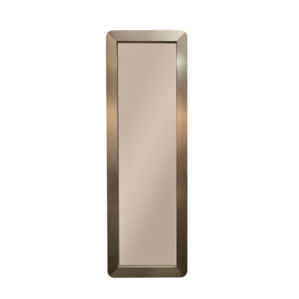 58DB-14830 Зеркало рама нерж.сталь/мат.бронза 210*68*7,5см