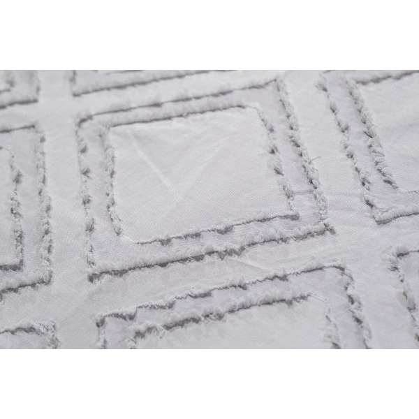 177HON-19260 Покрывало Квадро серое 240*260