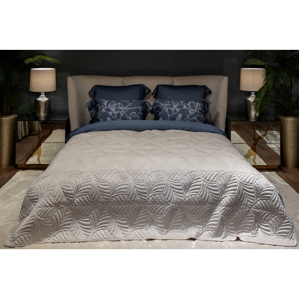 177HON-60230 Покрывало Флора кремовое 180*230