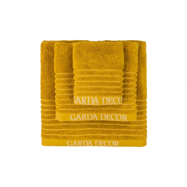 119VAL-11144 Полотенце Стелла горчичное 50*90