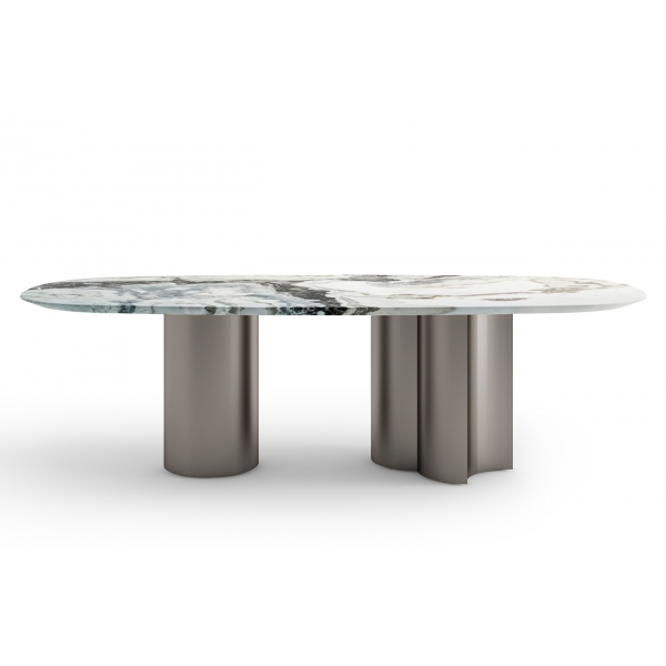 160KD-60080 Стол обеденный, мрамор Picasso 240*110*75см