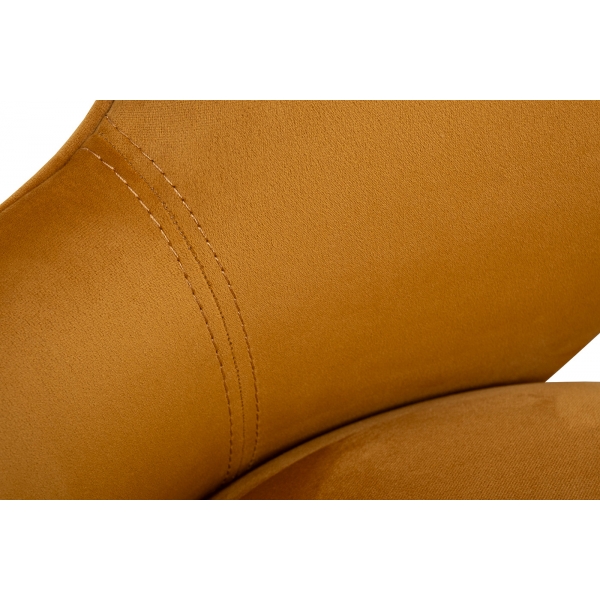 Стул Unico горчичный велюр Colt022-Orang 50*47*81см
