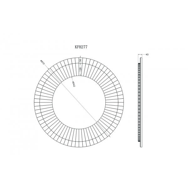 KFH277 Зеркало 910х910