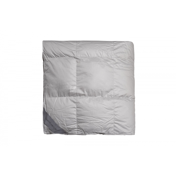 104BP-02142 Одеяло Прима 140*205 экстра, 100% пух гусиный серый