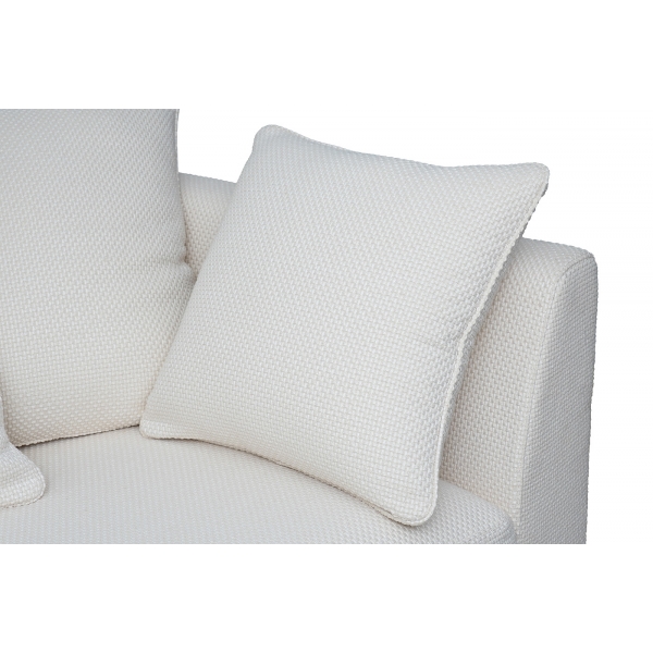 Диван Roberto трехместный, рогожка кремовый BOTEGA SVBEG 250*100*90см