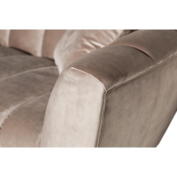 ZW-81102 Диван двухместный велюр серый 182*95*74см