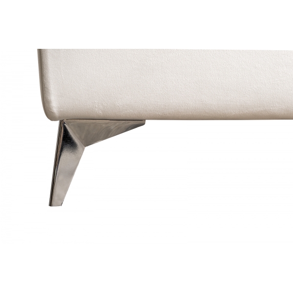 Кровать Siena без мех.велюр кремовый Colt1008 199*222*116см