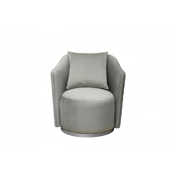 Кресло Verona/VD вращающееся, велюр мятный Colt025-MINT/хром 70*77*80см