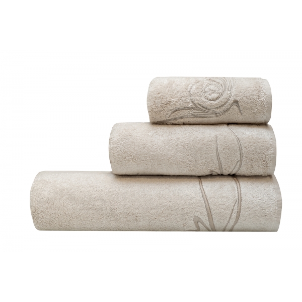 145ERT-00407 Полотенце Лирика модал бежевое 30*50