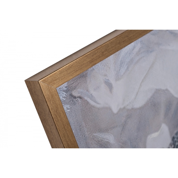 89VOR-AFRICA LEOPARD  Холст "Африка леопард" 100*100 см, багет золото, зол.поталь