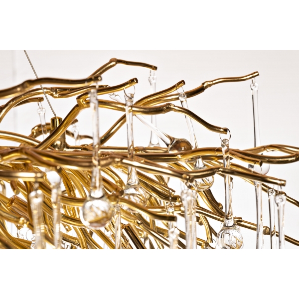 86-80151 Люстра 120*60*h.36см, металл цвет золото