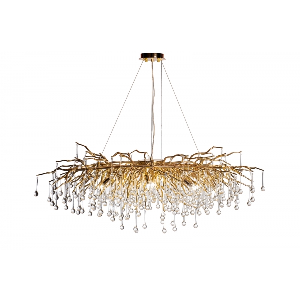 86-80151 Люстра 120*60*h.36см, металл цвет золото