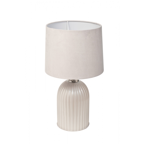 22-89663 Лампа настольная плафон светло-серый h.52,5 см