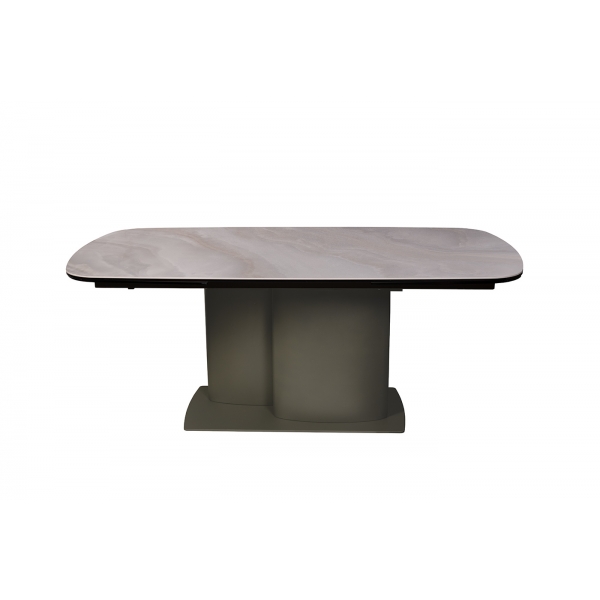 169DT-92151 Стол обеденный раскл.керам.столешница 190(50+50)*98*76см