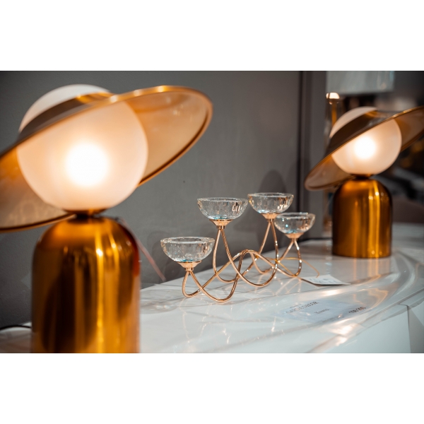 2KG195102CG Подсвечник 45*9*15см цвет золото