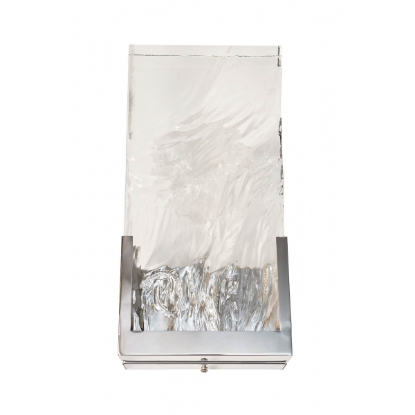 62GDW-930-200CH Бра хром, стекло прозрач. 14*h27см