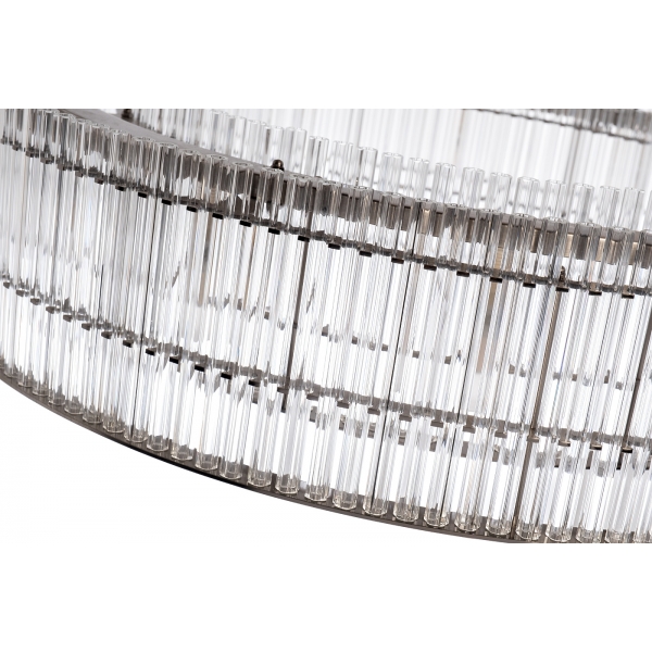 91GH-80568 Люстра подвесная никель/стекло прозрач. d85*h150см