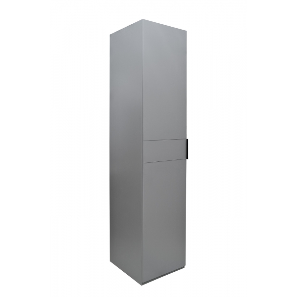 GD-10022-6 Шкаф Alto пенал c вешалкой,цвет серый Кобальт, фасад глухой 50*57*228.5см
