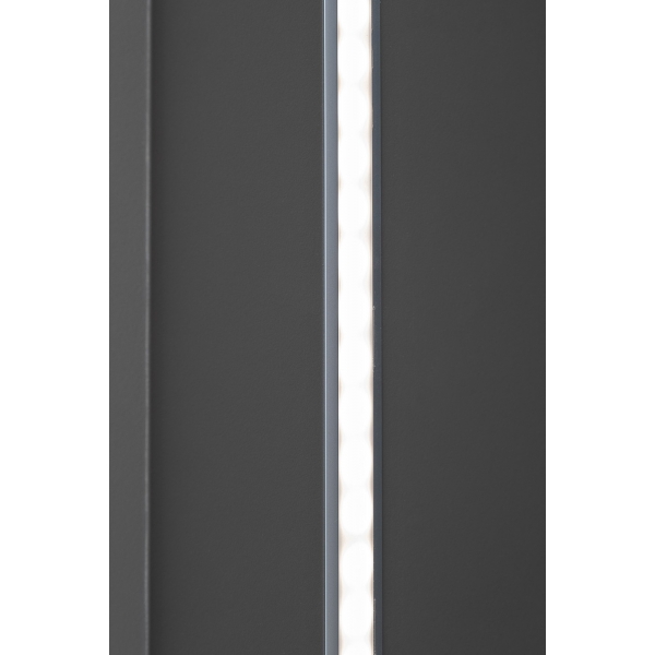 GD-10022-6 Шкаф Alto пенал c вешалкой,цвет серый Кобальт, фасад глухой 50*57*228.5см