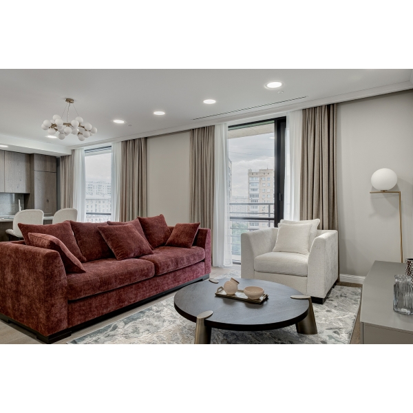 58DB-CT17191 Стол журнальн.Kong темный орех d138*33см,столешница d120