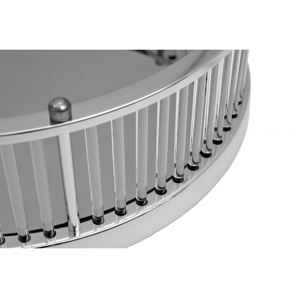 2K299500-S Поднос декоративный с серебрянными бортами d40см