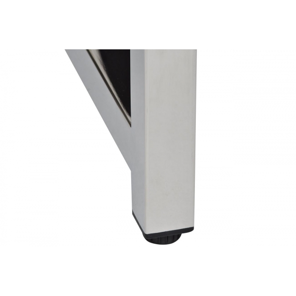 GY-ET2051212 Стол журнальный черное стекло/хром 53*50*50см