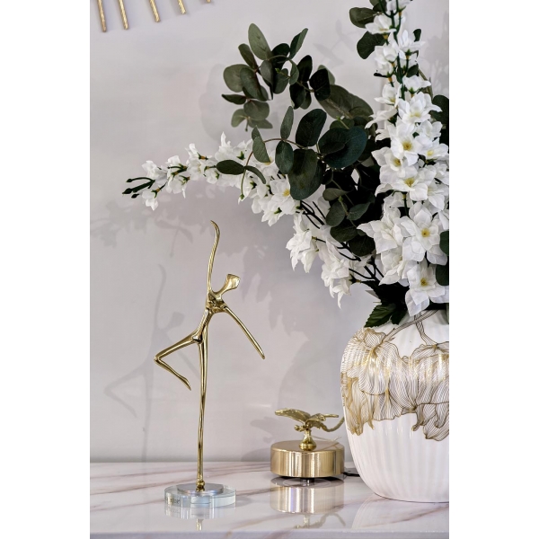 55RD3603L Статуэтка "Балерина" цвет золото 13*8*29см