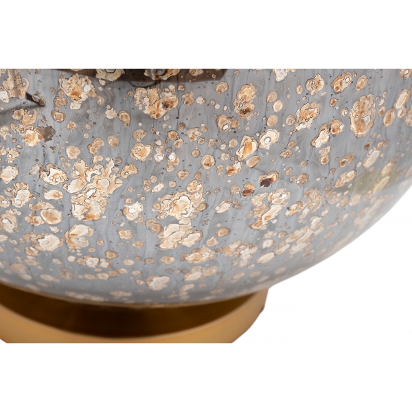 22-89270 Лампа настольная плафон бежевый d42*h73см