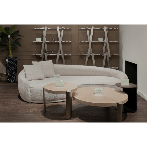 Диван трехместный GD/Toulon (левый) бежевый букле Orso BEG 257*119*72см