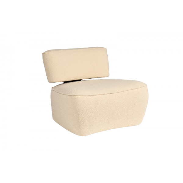 58DB-23052 Кресло ткань букле бежевое 85*79*69см