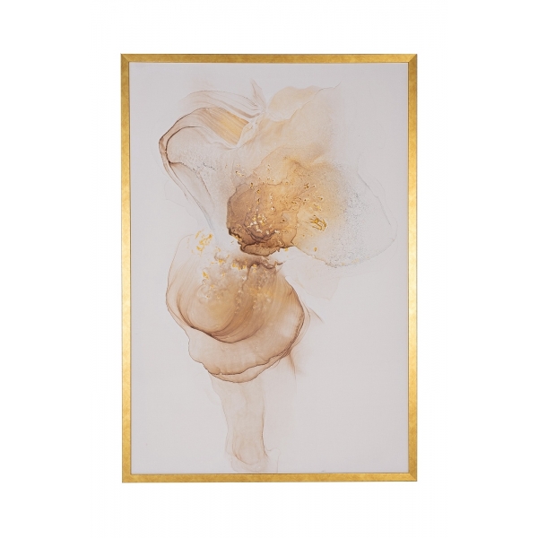 89VOR-AQUARELLE4 Холст "Лик нежности" 70*100 см, багет золото