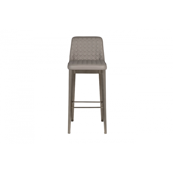 58DB-19303 Стул барный светло-серый 53,5*41*101,5см