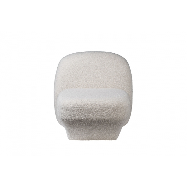 ZW-23126 Кресло Albano букле белое 78*79*76см