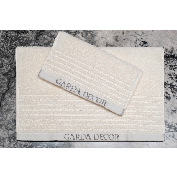 119VAL-02103 Полотенце Стелла кремовое 70*140