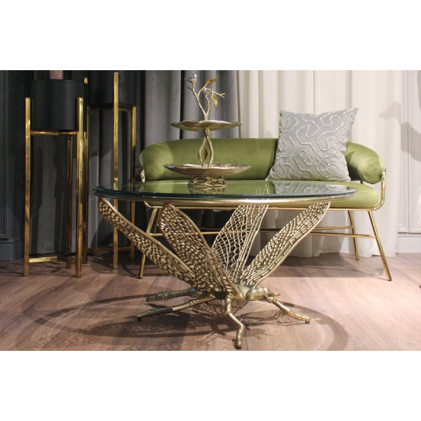 69-1018296 Стол журнальный "Стрекоза"  d84*44см