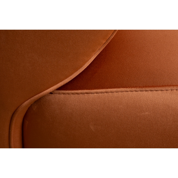 Кресло Capri Basic, велюр терракотовый Colt006-TER 80*90*82см