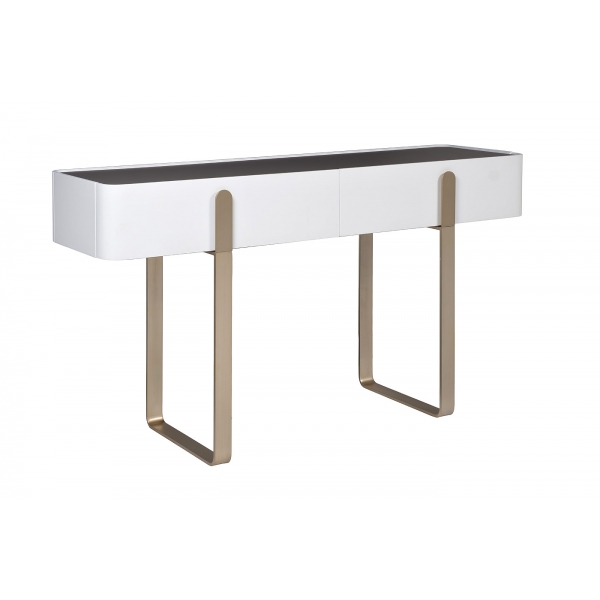 77IP-20862 Консоль светлая с металл. каркасом 140*40*82см