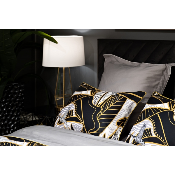 130HB-00008 Комплект наволочек Тропики 50*70 золото/серый (2шт)