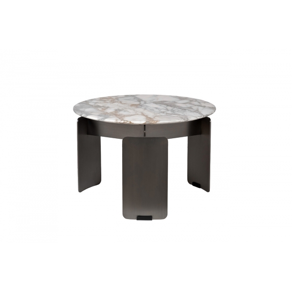 160KD-26501 Стол журнальный, мрамор Arabescato Corchia d60*40см