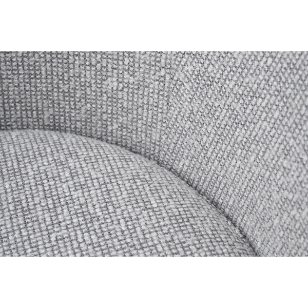 Кресло Napoli вращающееся, рогожка св.серый Santo1400-SVSER 76*76*76см