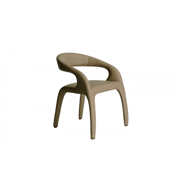 160KD-57100 Стул обеденный экокожа бежевый 59*59*75см