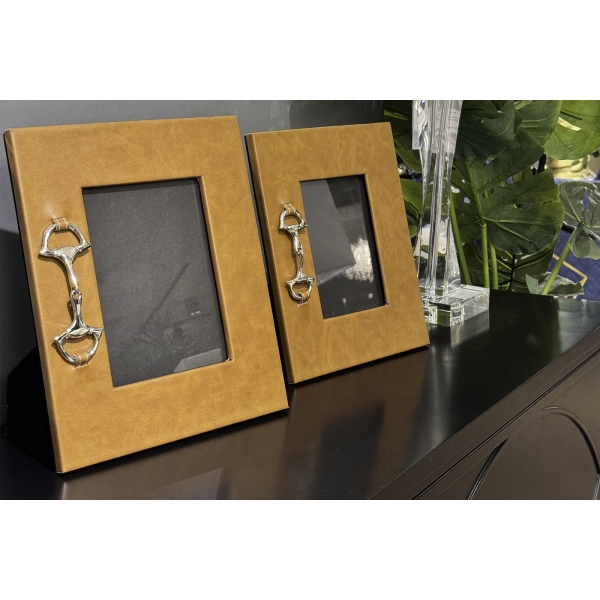 95IM-14529 Фоторамка декоративная коричневая 21*2*28см