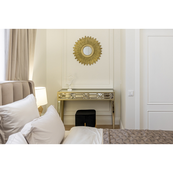 94PR-21904 Зеркало декоративное "Солнце" цвет золото d70см