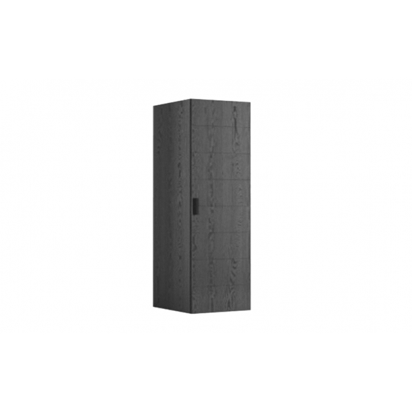 140SA-52BL Шкаф однодверный с полками цвет черный, дверцы глухие