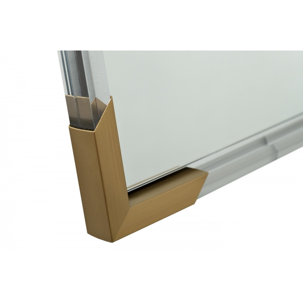 19-OA-9144  Зеркало прямоугольное с золотыми вставками 61*92см