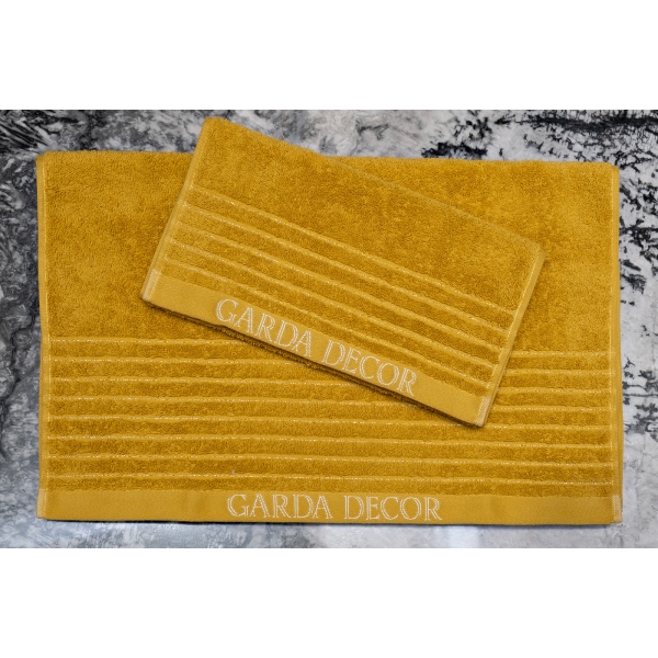 119VAL-21144 Полотенце Стелла горчичное 70*140
